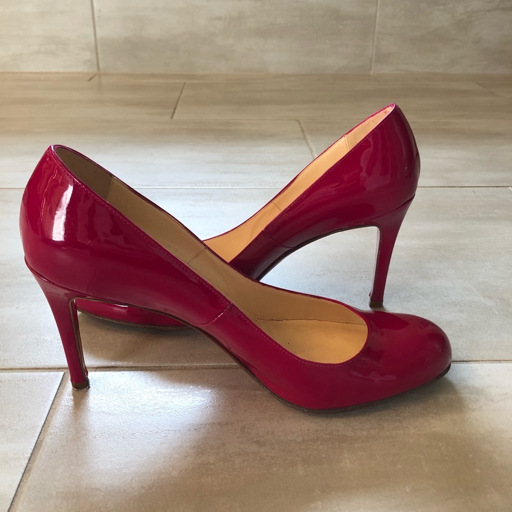 Fuschia Patent Christian Louboutin Heel
